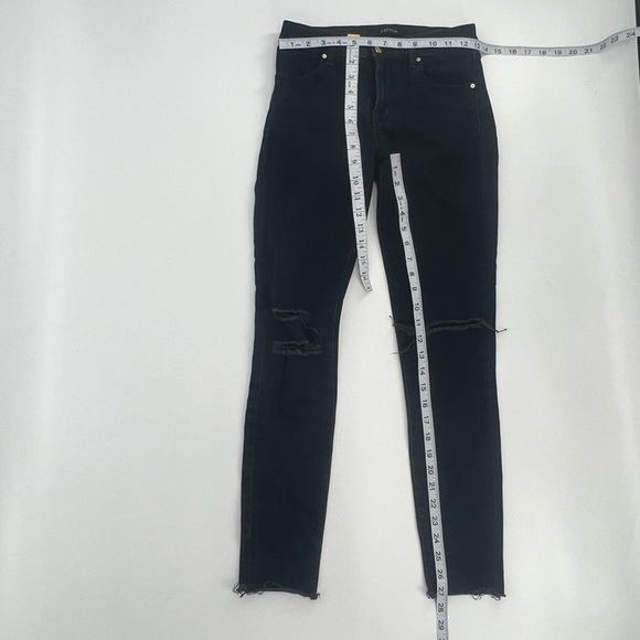 J Brand Cropped Skinny Distressed Frayed Hem Jeans Size 25 Women’s - Picture 5 of 6